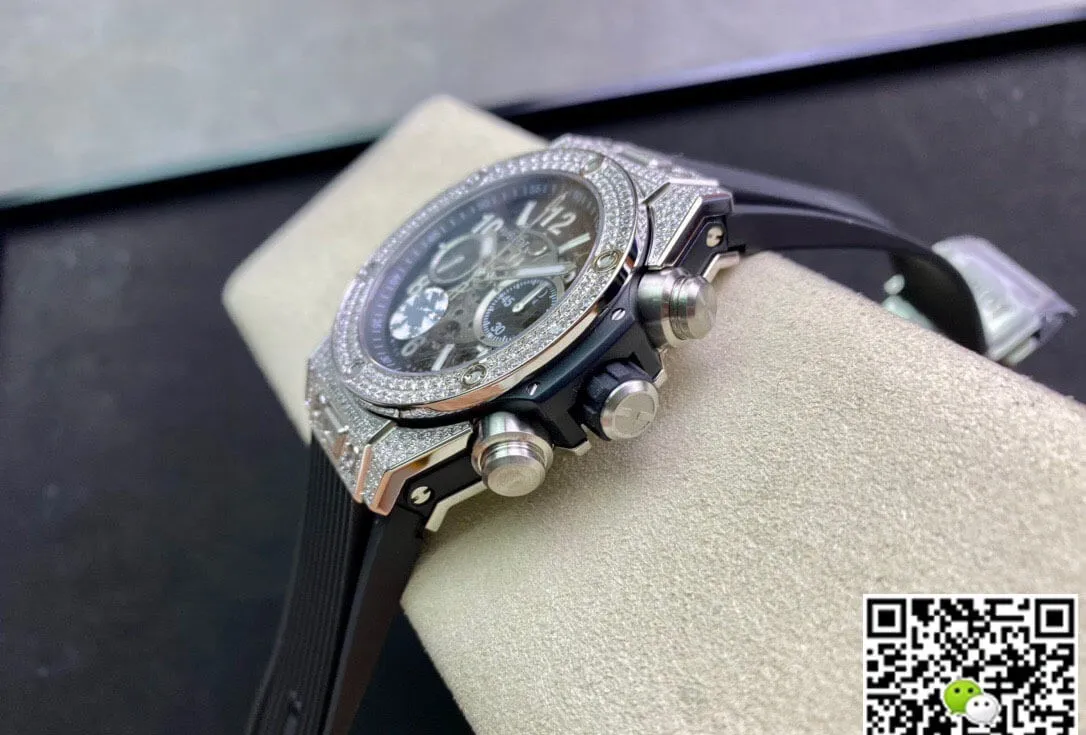 Hublot BIG BANG 421.NX.1170.RX.1704 ZF Factory 1:1 Best Edition Replica Watch Diamond-Set Bezel